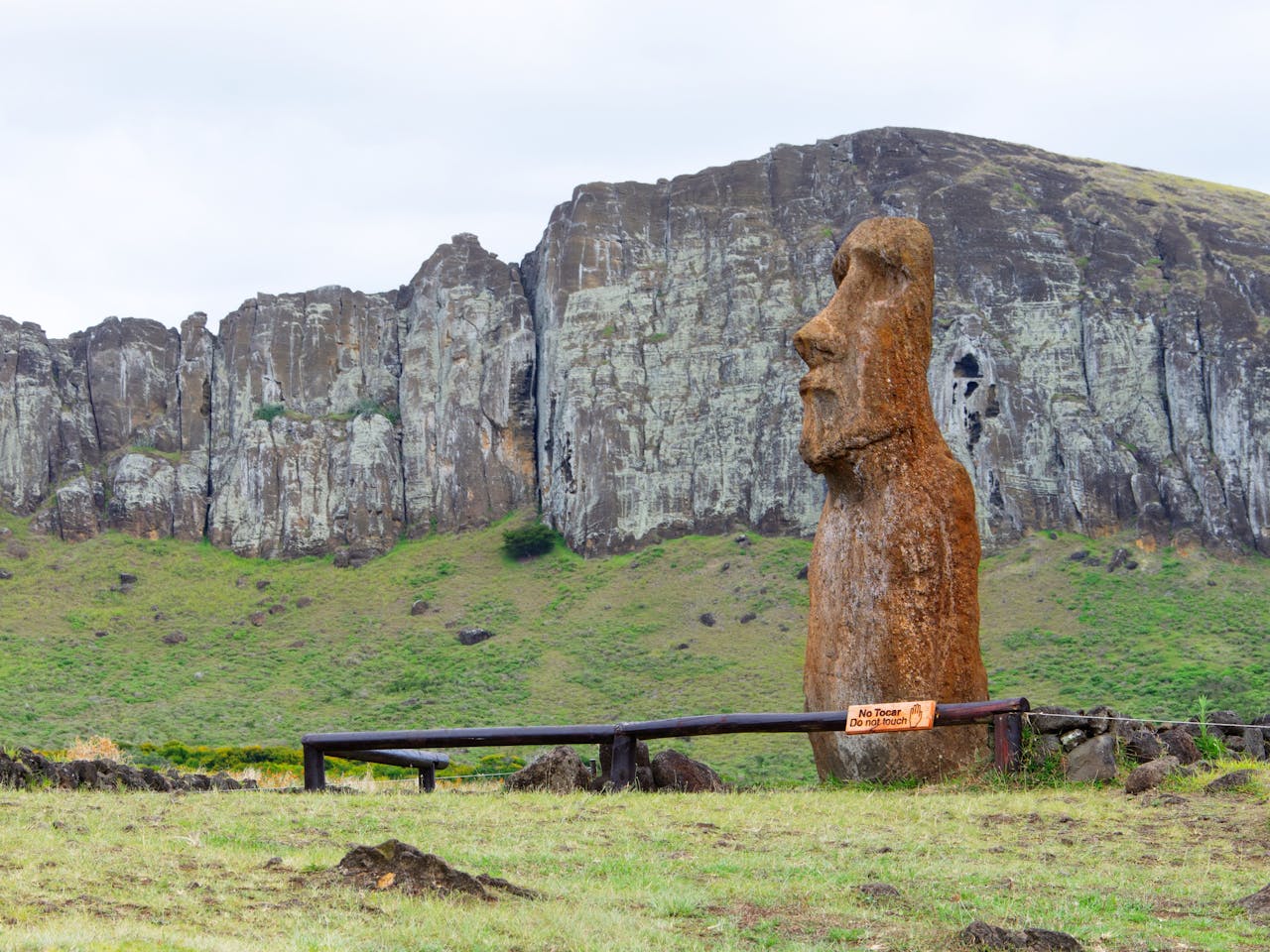 Moai Statue on Eastern Island